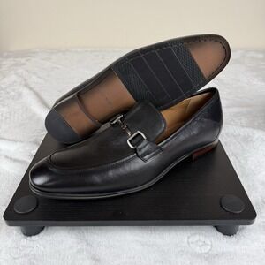 Steve Madden Aahron Loafer Men's 15 M Black Dress Leather Shoes New